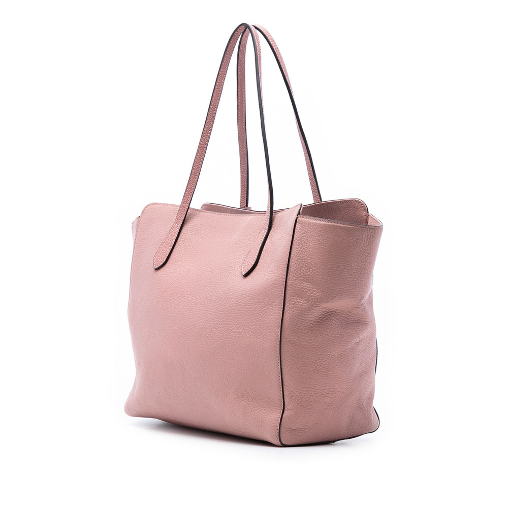 Pre-Loved Gucci Medium Leather Swing Tote - Picture 2 of 7